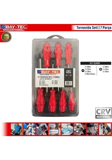 Bay-tec Mk4508-04 Tornavida Set 7 Parça
