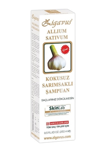 Zigavus Extra Plus Saç Dökülmesine Karşı Sarımsaklı Şampuan 250 ML