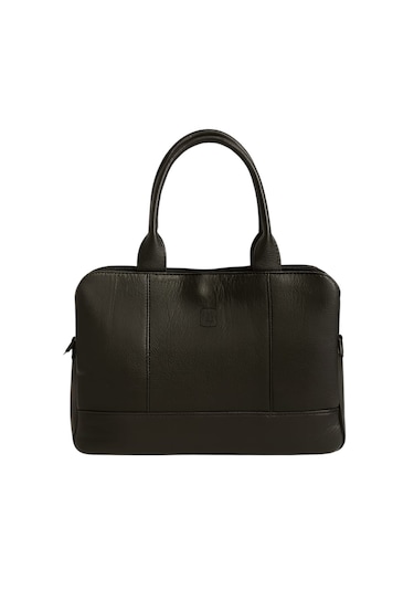 Evrak Çantası Kadın Büyük Geniş Hacimli Günlük Şık El Omuz Çantası Siyah