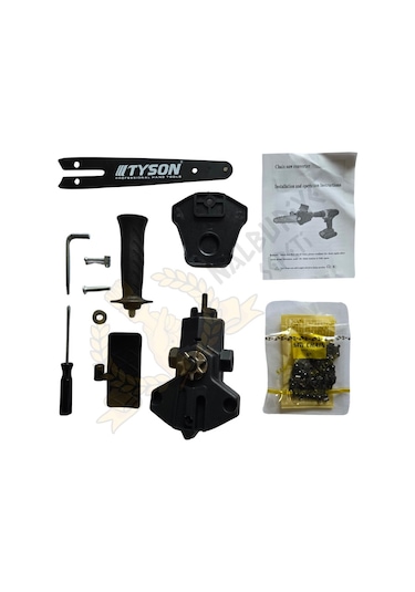 Kupa Tyson Zincirli Dal Budama Testere Matkap Aparatı