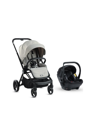 Kraft Mila Mika Travel Sistem Bebek Arabası Gri Gri