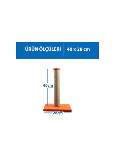 Herniks Çubuk Kedi Tırmalama Tahtası 40 CM