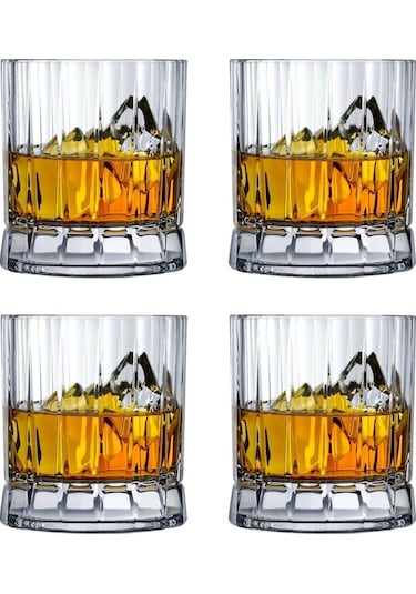 Paşabahçe 68174 Nude Wayne 4'lü Kristal Viski Bardağı 250 CC