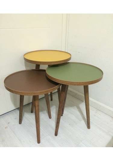 3'Lü Zigon Sehpa Tasarım - 16Mm Veya 18Mm Mdf Tabla (415037142)