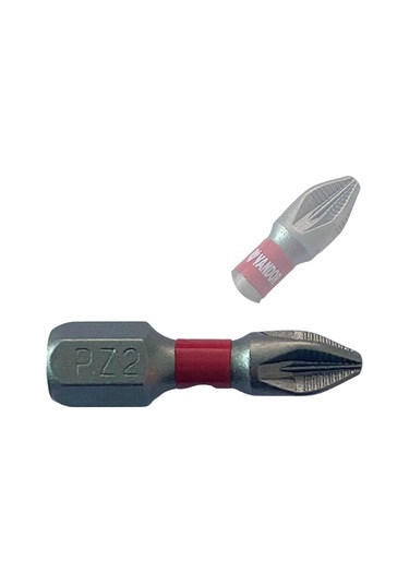 Vandor Anti Slip Bit Kaydırmaz Bits S2 Yüksek Kalite Çelik Pz2 25 - 637962027891