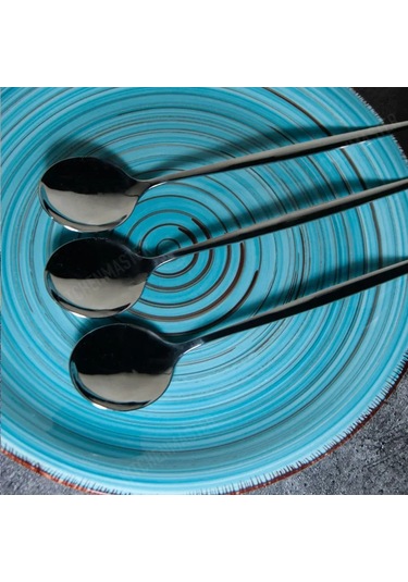 Mufunye 5 Parça Çelik Masa Kaşığı Seti - Yemek Kalitesi, Dayanıklı, Ergonomik Tutuş, Ev Ve Özel Davetler İçin Gümüş