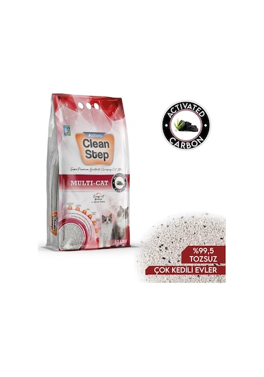 JADAWA Clean Step Multi-Cat Çoklu Kediler için Aktif Karbonlu Top