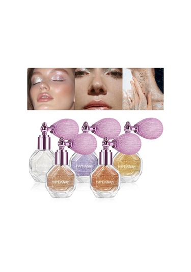 Gümüş Elmas Vurgulama Tozu Glitter Sprey Hava Yastığı Uygulaması Parlak 05 4.6g C01