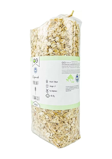 OG natural Organik Yulaf Ezmesi 500 Gr 800 G