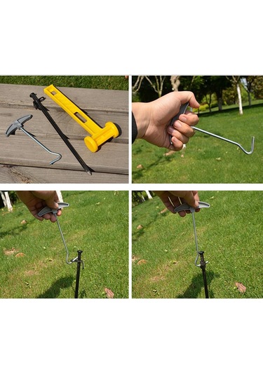 Suntek 10 Paket Ağır Hizmet Çadır Gölgelik Kamp Kırmızı