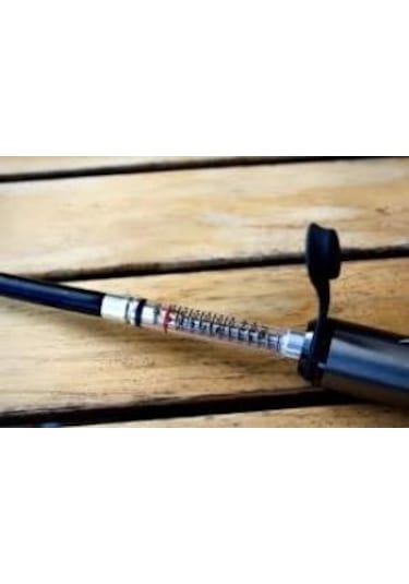 Moon Aıolos Gauge Pro-HP Bar Göstergeli Bisiklet Pompası 160Psi Siyah