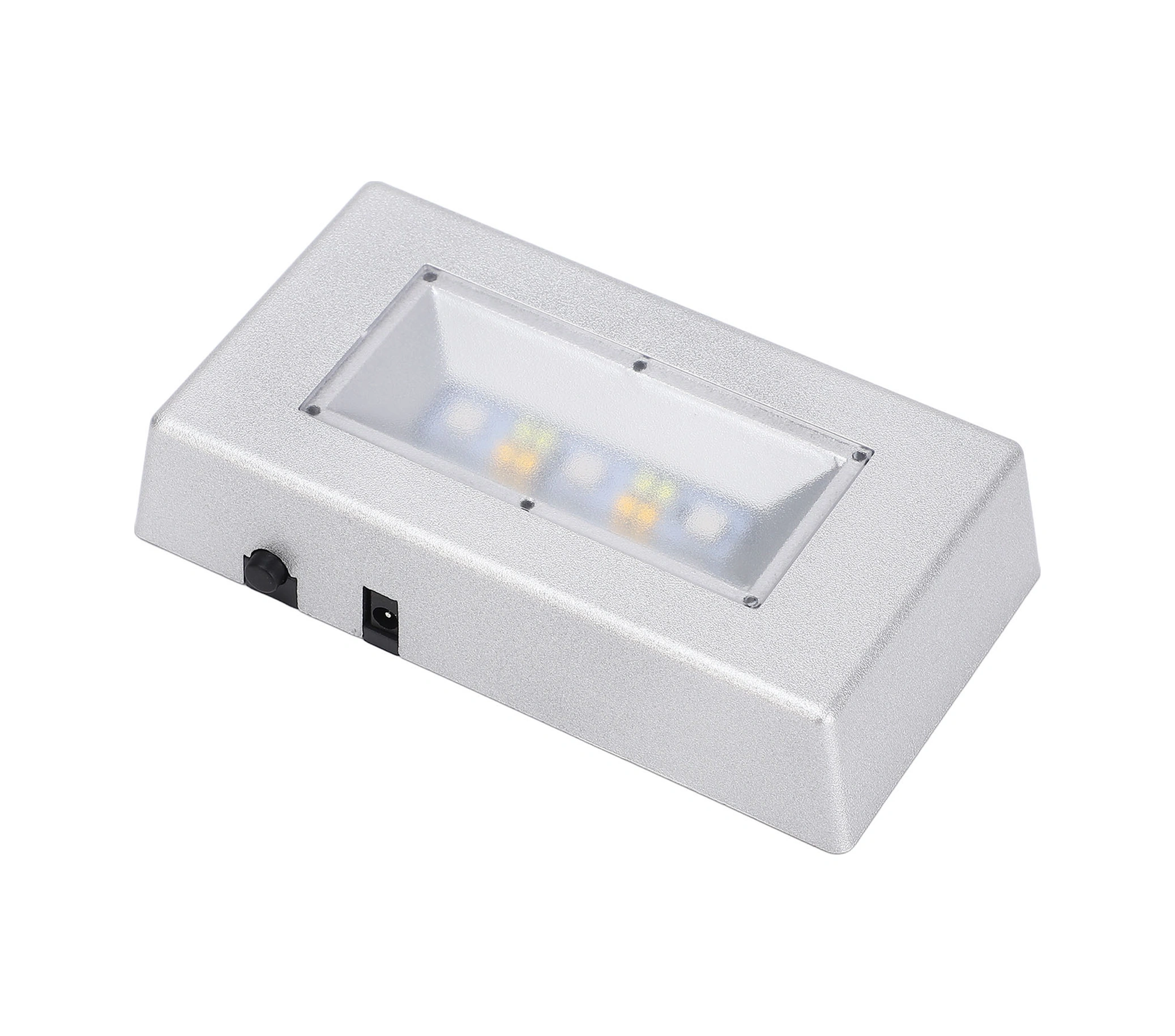 Wezone Gümüş Led Işık Tabanı, Usb/pil Beslemeli, 11 Ampul, Çok Renkli Modlar, Kristal Top/sanat Eserleri İçin Sergi Tabanı Pil Yok Diğer