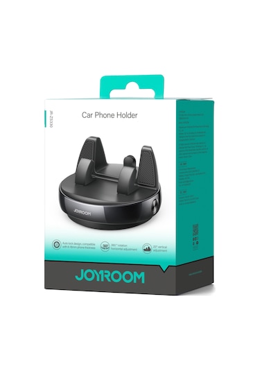Joyroom Jr-zs330 Dundun No.3 Araca Monte Braket Kontrol Paneli Araç Telefonu Tutucu Siyah