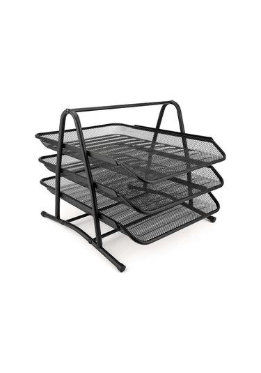 Ganzhoushop Metal Saklama Bölmeleri, Ofis Masası Düzenleyici, Belge Çekmeceleri, Düzenleyici Ağ, Ofis İçin Çekmece Düzenleme Sistemi, Siyah