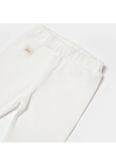 Bibaby Organik Pantolon Waffle Smile Ekru-11302 Ekru