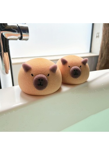 Homyl Banyo Süngeri Kapibara Topu Tekrar Kullanılabilir Çok