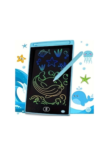 Trendooze 1 Adet Yeşil 8,5 İnç Lcd Yazı Tahtası Çocuklar İçin Eğitici Oyuncak 3-8 Yaş Hediye Yeşil