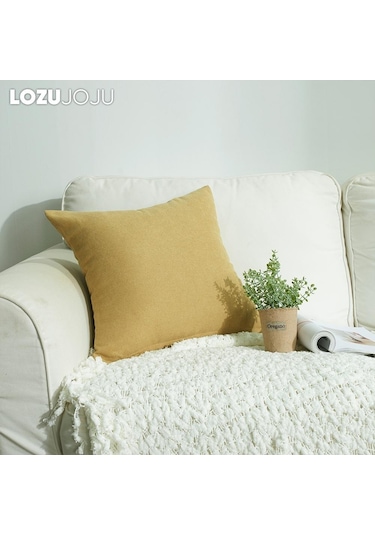 Gri 1 Adet Lozujoju 11 Renk Basit Modern Stil Katı Kanepe Minder Örtüsü Yatak Yastık Kılıfı Araba Kanepe Ofis İçin 45x45cm