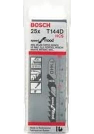 Bosch Dekupaj Ahşap Bıçağı T144D 1 Adet 0608633625