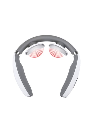 Servikal Omur Masajı Şarj Akıllı Puls Fizyoterapi Aleti Elektromanyetik Titreşim Boyun Koruyucu, Boyut:kırmızı Diğer Çok Renkli