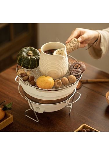 Suntek Magideal Porselen Çay Potu Gevşek Yaprak Çaydanlık L-beyaz