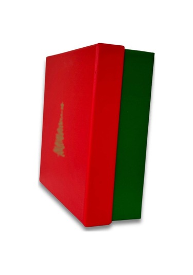 Kolix Yılbaşına Özel 20x20 Yeniyıl Dekoratif Hediye Kutusu Çam Ağacı