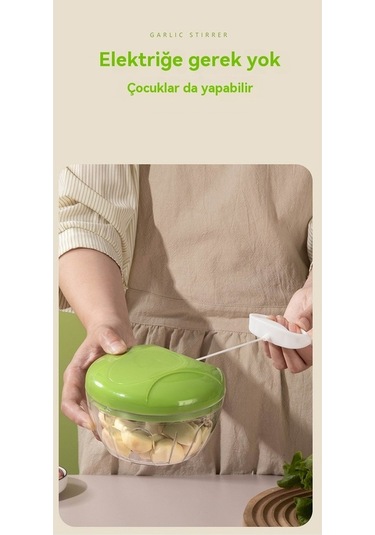 Pazly Yeşil Sarımsak Manuel Jian Fan Çektirmesi We Yeşil