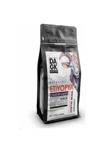 Dagk Etiyopya Çekirdek Kahve 250gr Çekirdek