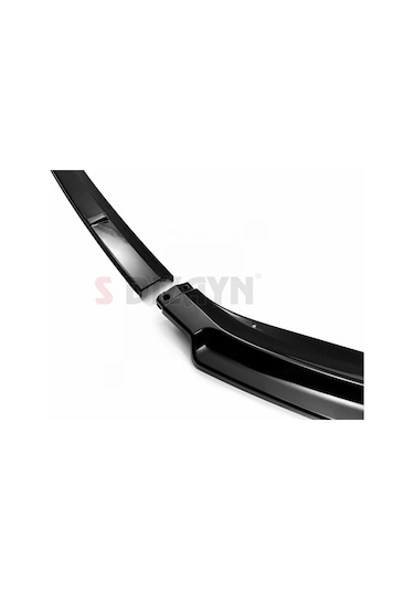 S-Dizayn VW Polo 6 ABS Plastik Ön Tampon Alt Lip 3 Prç. 2017 Üzeri