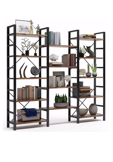 Halevia Metal Ahşap Maxi Kitaplık.