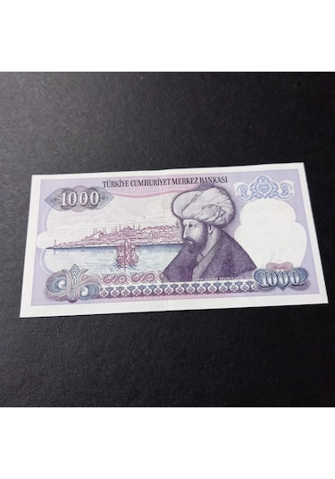 Escoines Koleksiyon 39963676420f8da052 7.emisyon 1.tertip C89serisi 1000türk Lira Ca/çil Kagıt Para