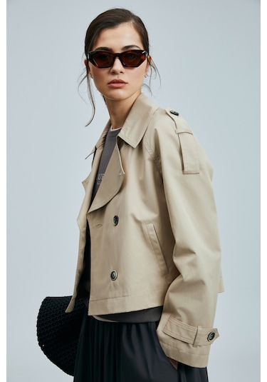 Lufian Carla Kadın Dış Giyim Bej Bej 121120009100550 Bej