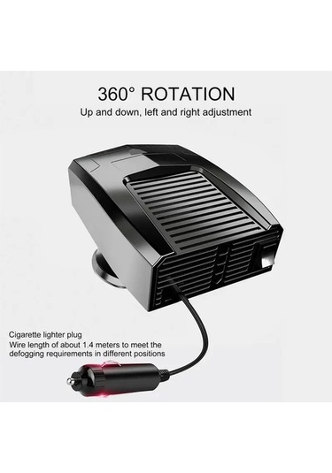 Jialan 12v Oto Kaloriferi Fanı 180w Oto Kaloriferi Elektrikli Ci