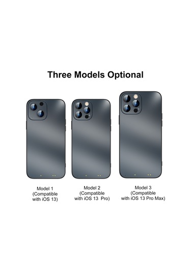 Vkemall  13 Pro Max Uyumlu Model 3: Şarj Edilebilir Pc+tpu Kılıf, Dinamik Işıklı Animasyon, Tam Yönlü Darbe Ve Çarpma Koruması