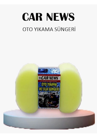 Car News Seramik Katkılı Cilalı Oto Yıkama Şampuanı 4 Lt Ve Oto Yıkama Süngeri