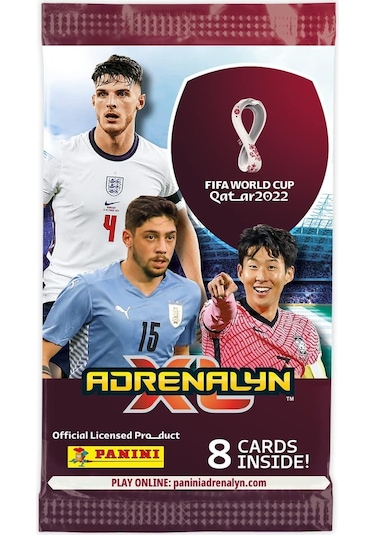 Dünya Kupası Panini Fıfa 2022 Adrenalyn Xl Qatar World Cup Trading Kartı 2 Paket 16 Kart