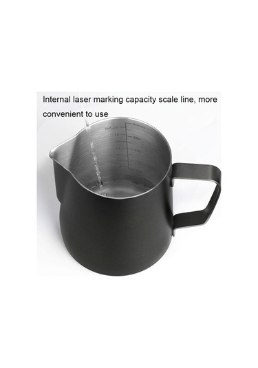 Pazly Ölçekli 304 Paslanmaz Çelik Cezve 600ml Ev/kafe/restoran Kahve Latte