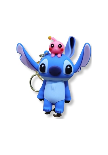 Stitch V3 Turquoise Edition 3d Figürlü Bilek Kayışlı Anahtarlık - 1 Adet