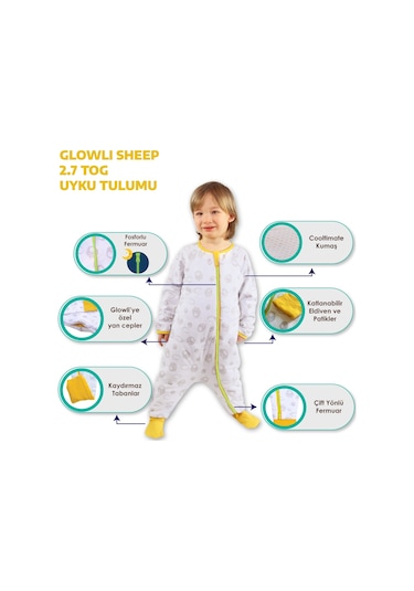Owli Glowli Uyku Tulumu 2.7 Tog Sheep Ekru