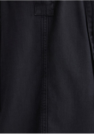 Mavi - Simla Gold Klasik Puslu Siyah Jean Elbise 1310659-89758 Siyah