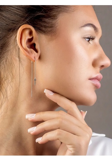 Sılver Whale Gümüş İpli Küpe Passant Seçenekleri 249539526 Diğer