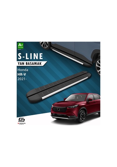 S-dizayn Honda Hr-v 3 S-line Aluminyum Yan Basamak 173 Cm 2021 Üzeri