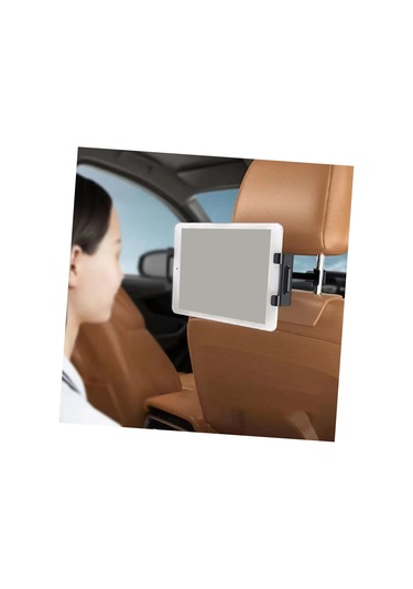 Araba Arka Koltuk Başlığı Tablet Tutucu Evrensel Telefon Montajı Döndürme Ve Geri Çekilebilir İşçilik