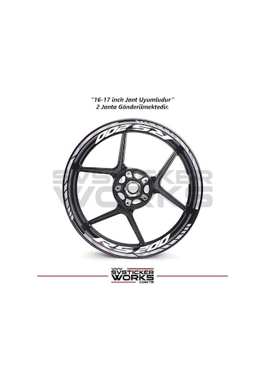 Bajaj Rs200 Jant Sticker Dış Ve İç Set Sticker Jant Şeridi Hologram 85834741