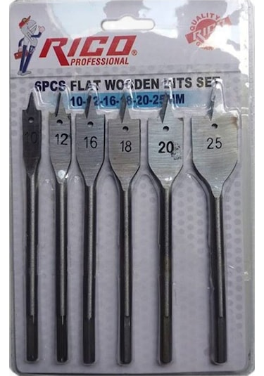 Rico Rc1300 6 Parça Yaprak Matkap Ucu  Takımı
