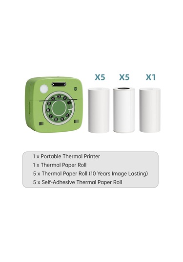 Os7574-2 Taşınabilir Termal Fotoğraf Mini Cep Yazıcı