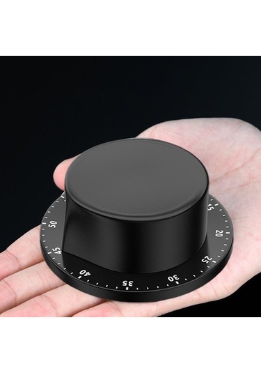 B Baosity Diğer Zamanlama Projeleri Için Paslanmaz Çelik Mekanik Zamanlayıcı Fitness Siyah 9267 Hbcv00001q5ly2