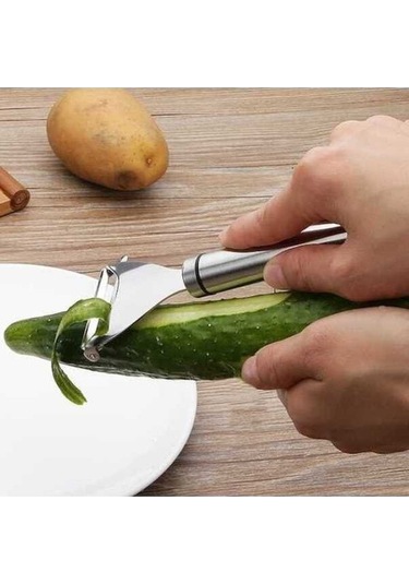 Ulzyvf Soyucu Soyma Planya Paslanmaz Mutfak Meyve Kazıyıcı Çok Çelik Bıçağı Tk Diğer Diğer