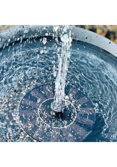 Neevoyu Güneş Enerjili Havuz Fontanı - 18cm Boyut, 50cm Maksimum Yükseklik, Çok Kristal Güneş Paneli, Suda Yüzen Abs Fon