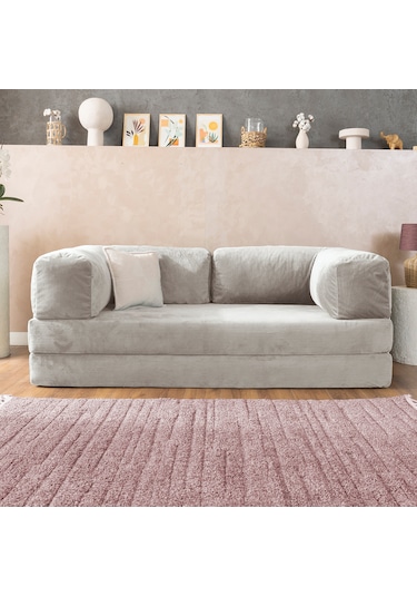 Argimo Godila Çok Amaçlı Sofa Çift Kişilik Yatak Koltuk Fildişi